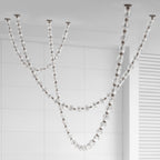 Glass Chain Chandelier