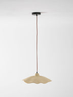 Concrete Petal Pendant Light