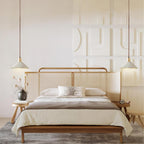 Concrete Pleated Pendant Lamp