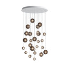 Cosmic Sphere Cascade Chandelier