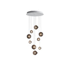 Cosmic Sphere Cascade Chandelier