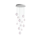 Cosmic Sphere Cascade Chandelier