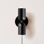 Couleur Double Plug In Wall Lamp