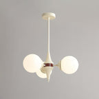 Cream Ball Chandelier