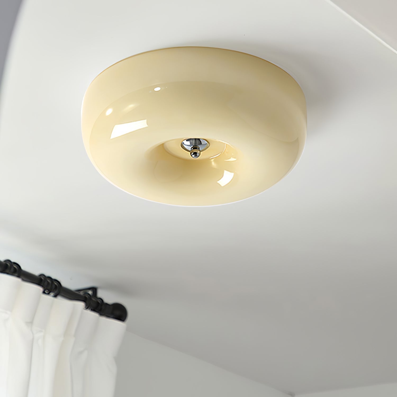 Swirl Glass Ceiling Lamp