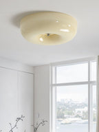 Cream Pudding Ceiling Lamp