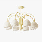 Creamy Glass Chandelier