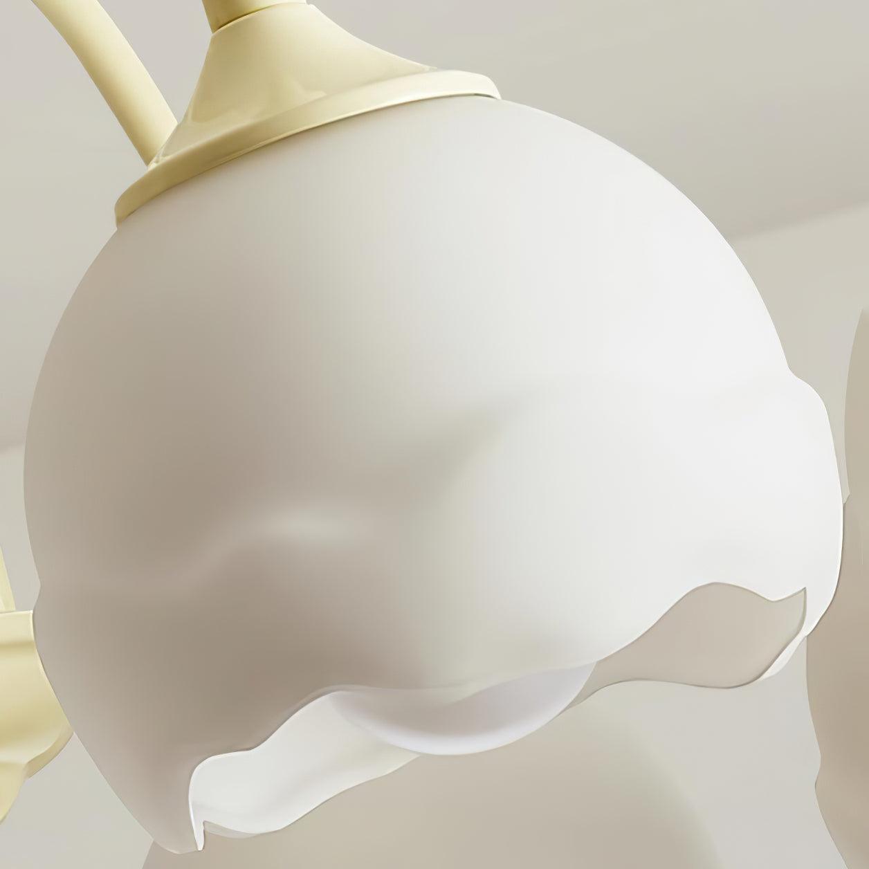 Creamy Glass Chandelier