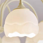 Creamy Glass Chandelier