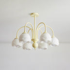 Creamy Glass Chandelier