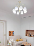 Creamy Glass Chandelier