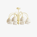 Creamy Glass Chandelier