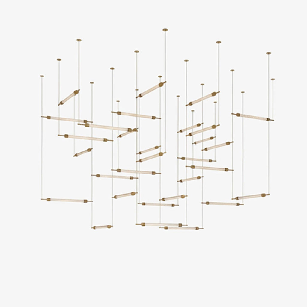 Crystal Grid Customize Chandelier