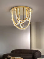 Crystal Corde Ceiling Light