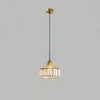Crystal Drum Pendant Lamp