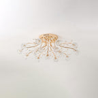 Crystal Flower Ceiling Light