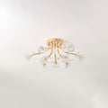 Crystal Flower Ceiling Light