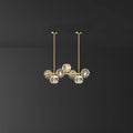 Crystal Glass Ball Chandelier