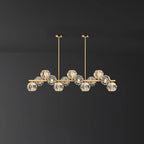 Crystal Glass Ball Chandelier