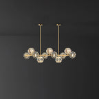 Crystal Glass Ball Chandelier