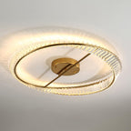 Crystal Rings Ceiling Lamp