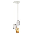 Crystal Rock Cluster Pendant Light