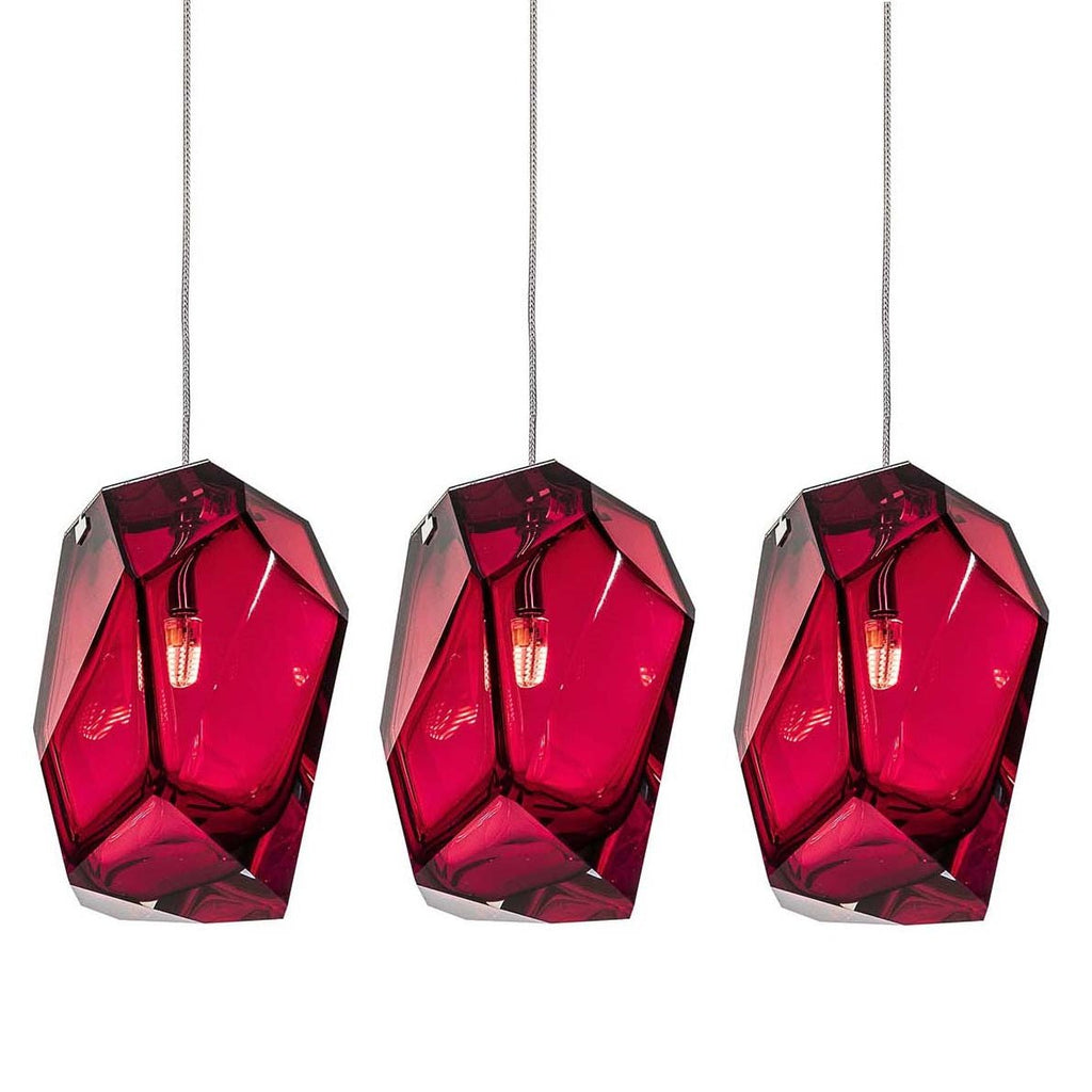 Crystal Rock Cluster Pendant Light