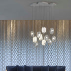 Crystal Rock Cluster Pendant Light