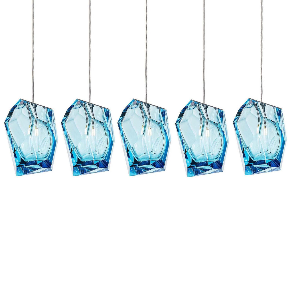 Crystal Rock Cluster Pendant Light