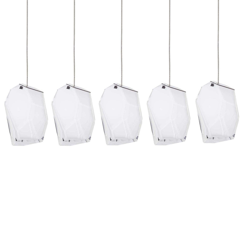 Crystal Rock Cluster Pendant Light