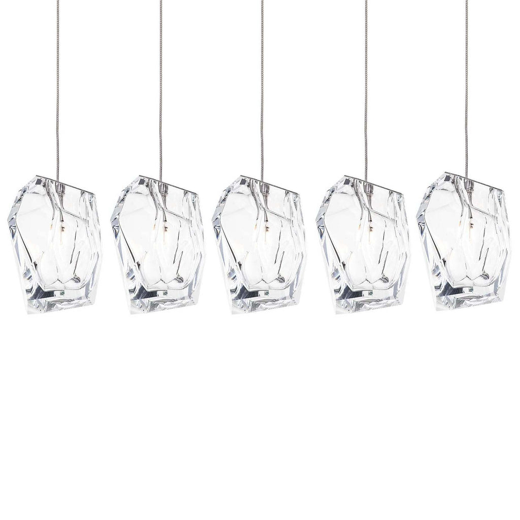Crystal Rock Cluster Pendant Light