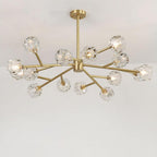 Crystal Ball Round Cluster Chandelier