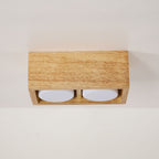 Cobra Wood Ceiling Light