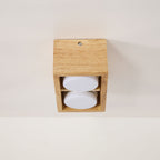 Cobra Wood Ceiling Light