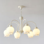 Curved Arm Bell Chandelier