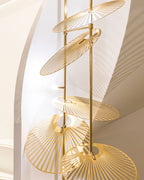 Cattail Leaf Chandelier