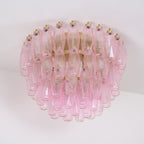 Poliedri Murano Pink Overhead light Ceiling Light