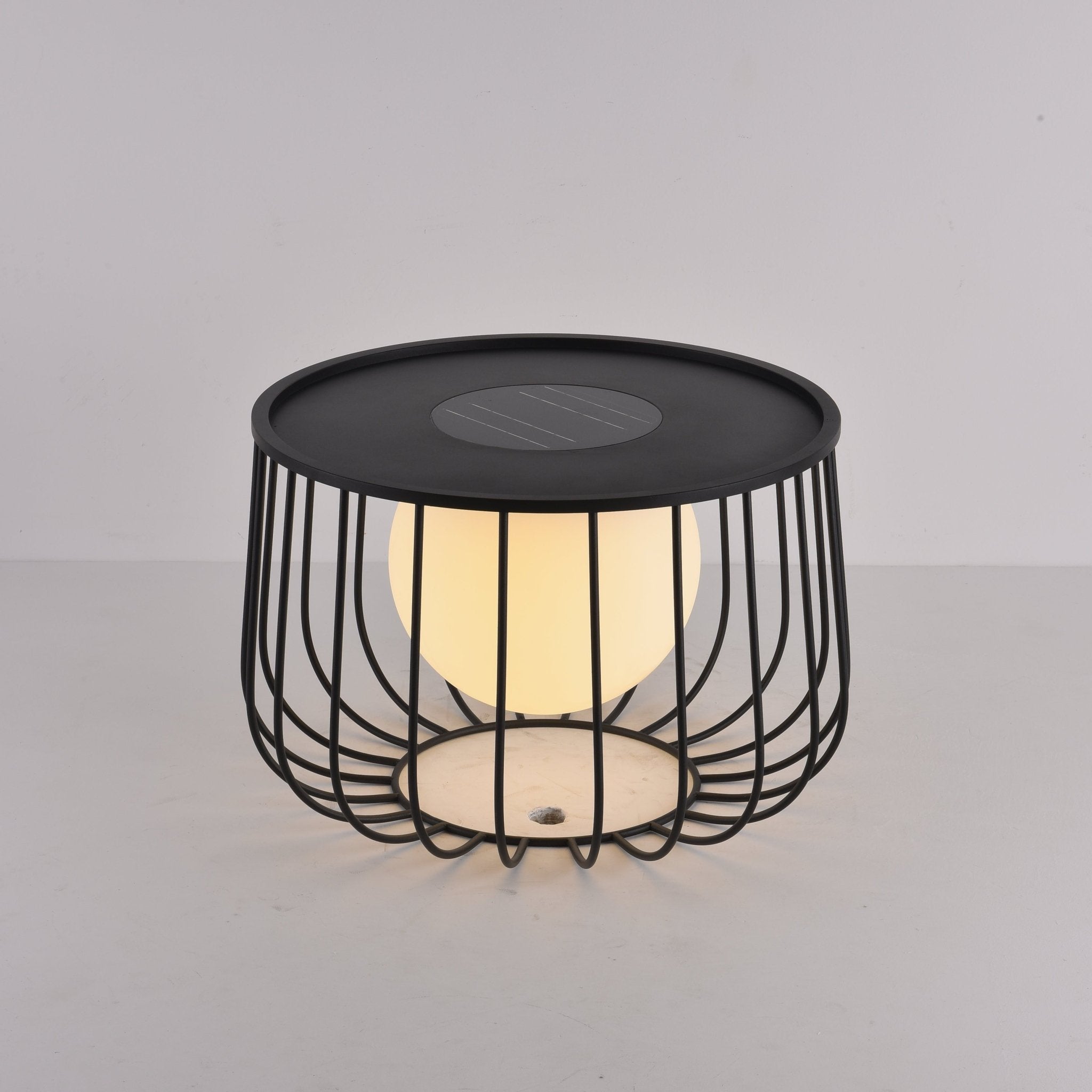 Rowan Cage Solar Lantern Outdoor Lamp