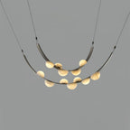 Dew Drops Alabaster Chandelier
