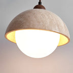 Dome Travertine Pendant Lamp