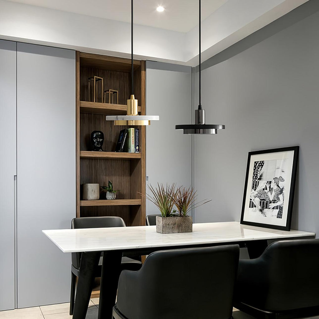 Double Circle Hanging light Pendant Light