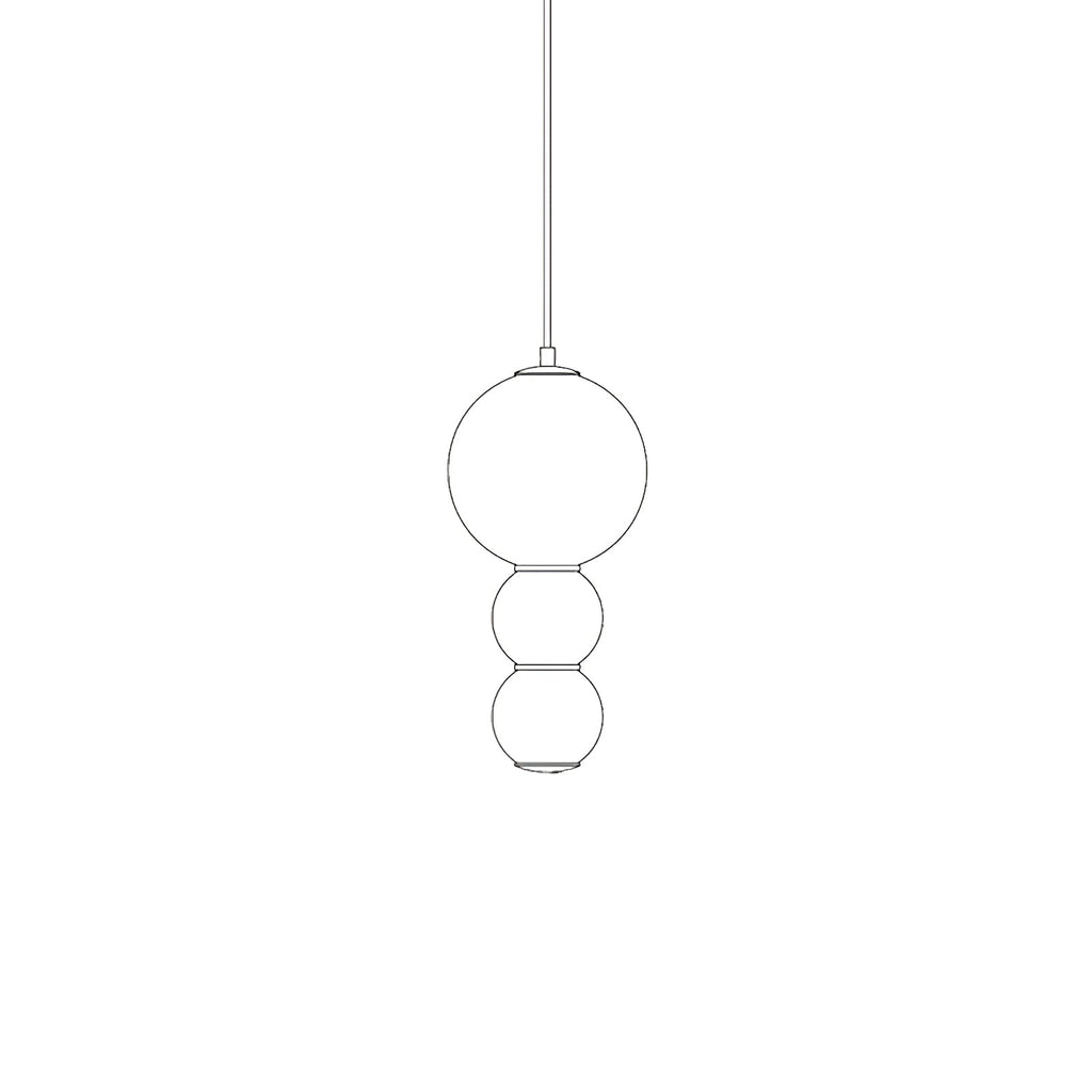 Double Globe Drop light Pendant Lamp