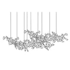 Double Layer Combination Gingko Electrolier Chandelier