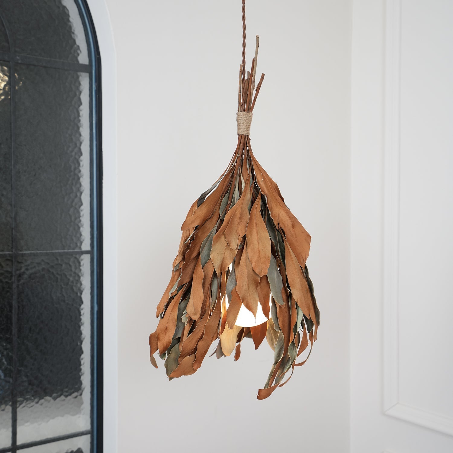 Dried Branch Leaf Houselight Pendant Lamp