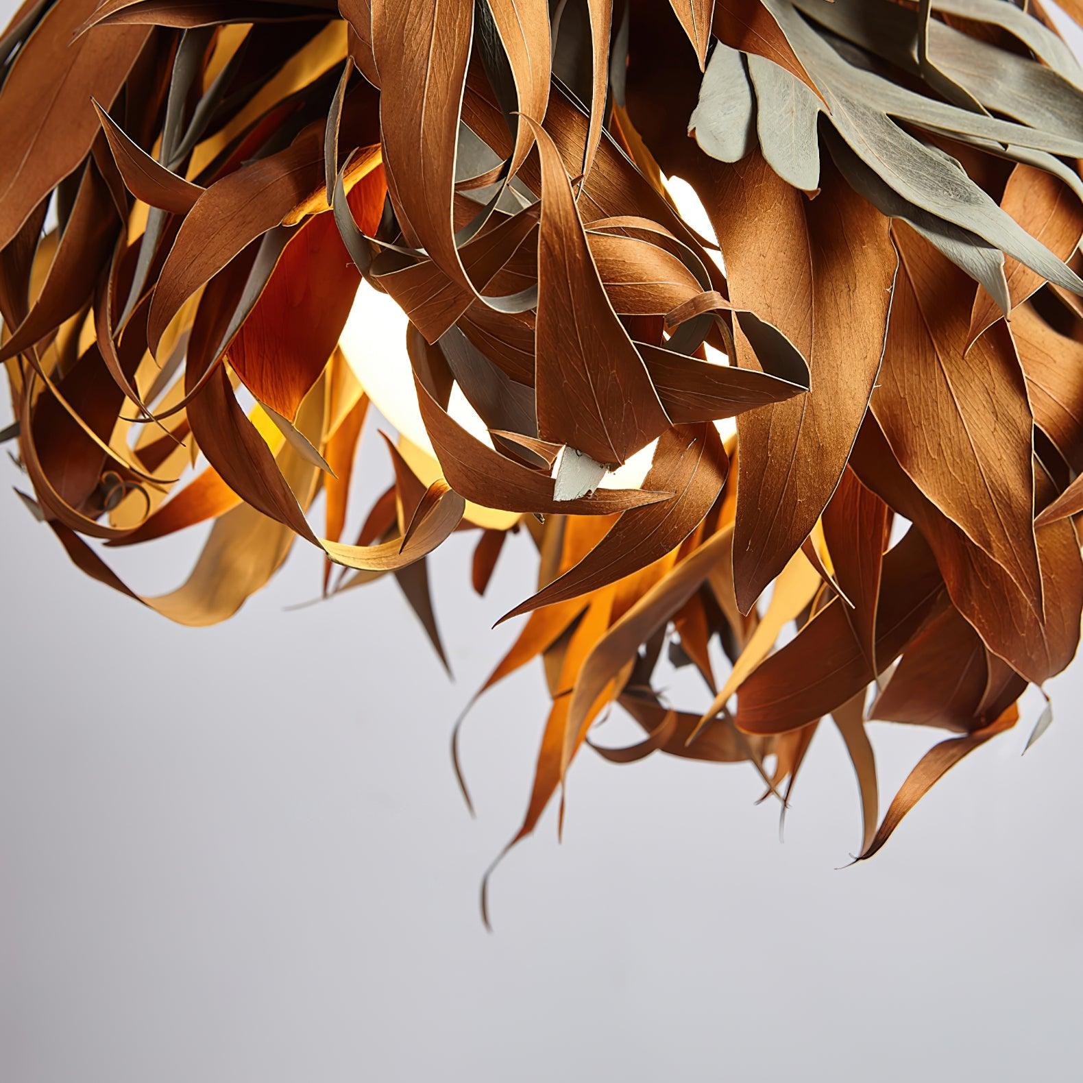 Dried Branch Leaf Houselight Pendant Lamp
