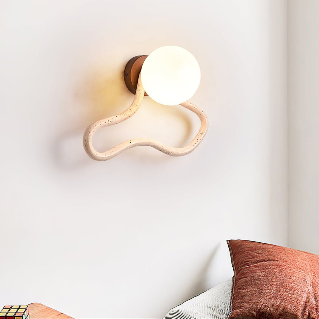 Driftform Travertine Wall Sconce