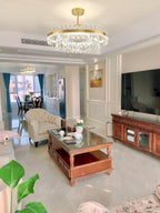 Drum Glass Candelabrum Chandelier