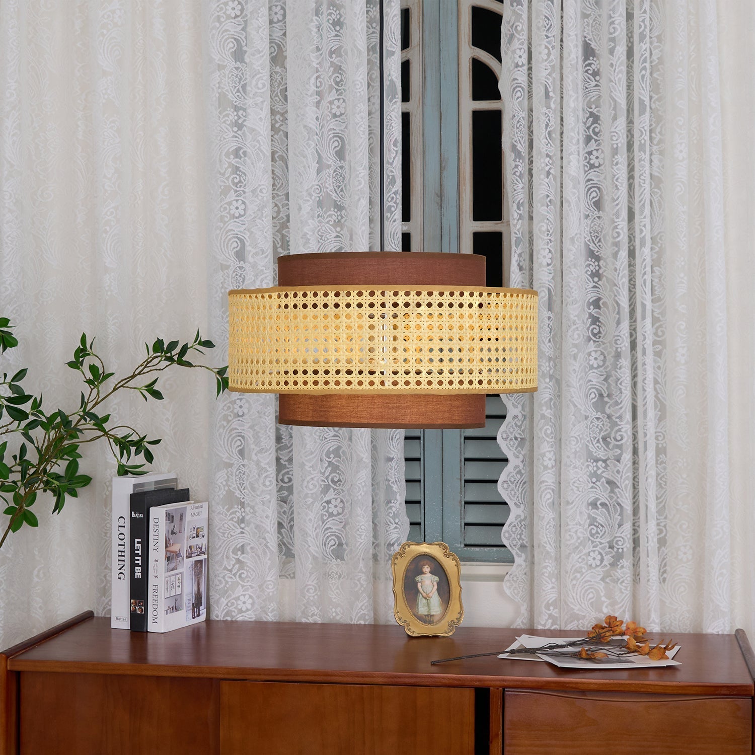 Drum Shade Hanging light Pendant Light