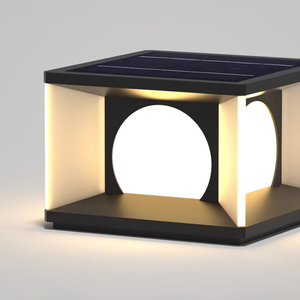 Eclipse Cube Architectural light Outdoor Post Light