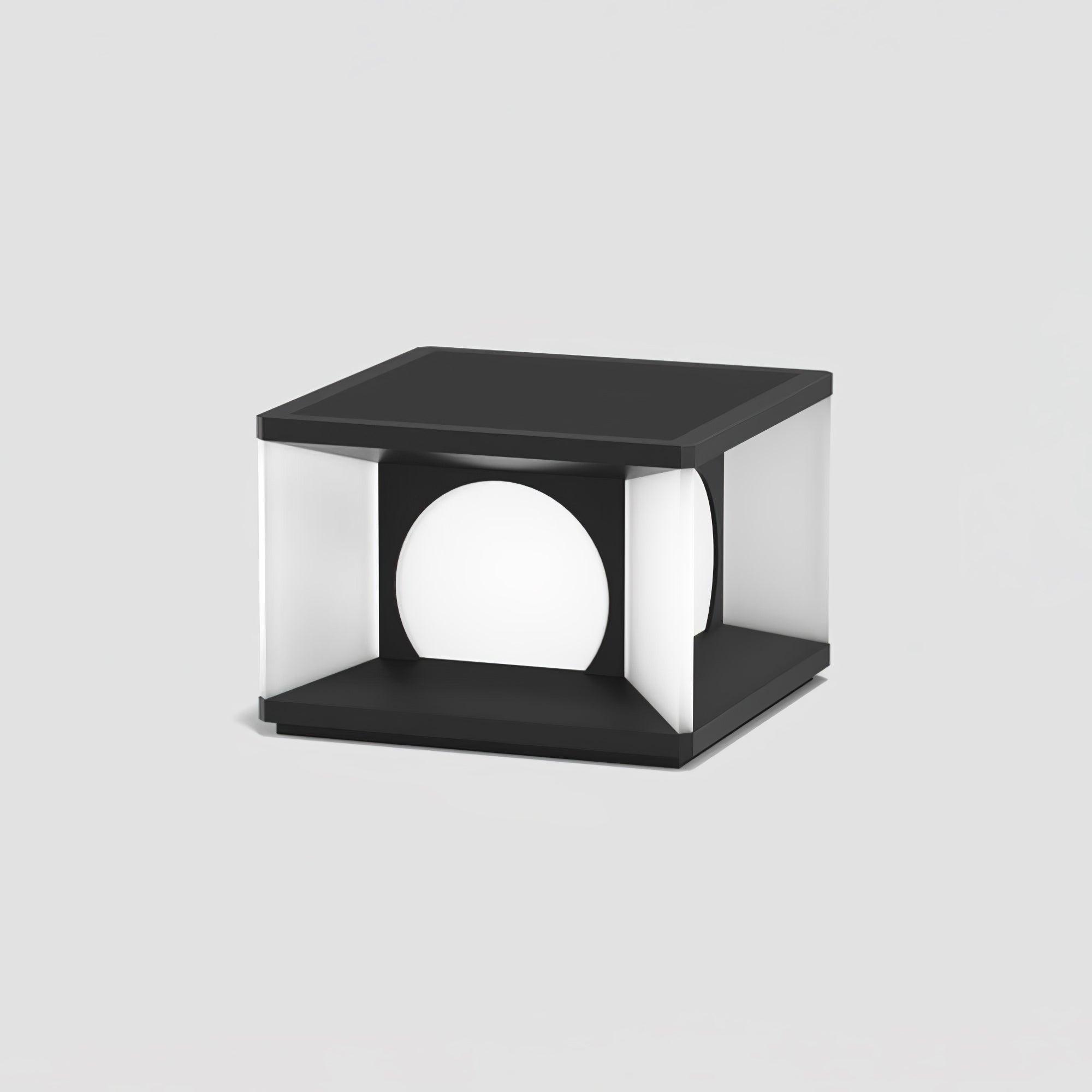 Eclipse Cube Architectural light Outdoor Post Light